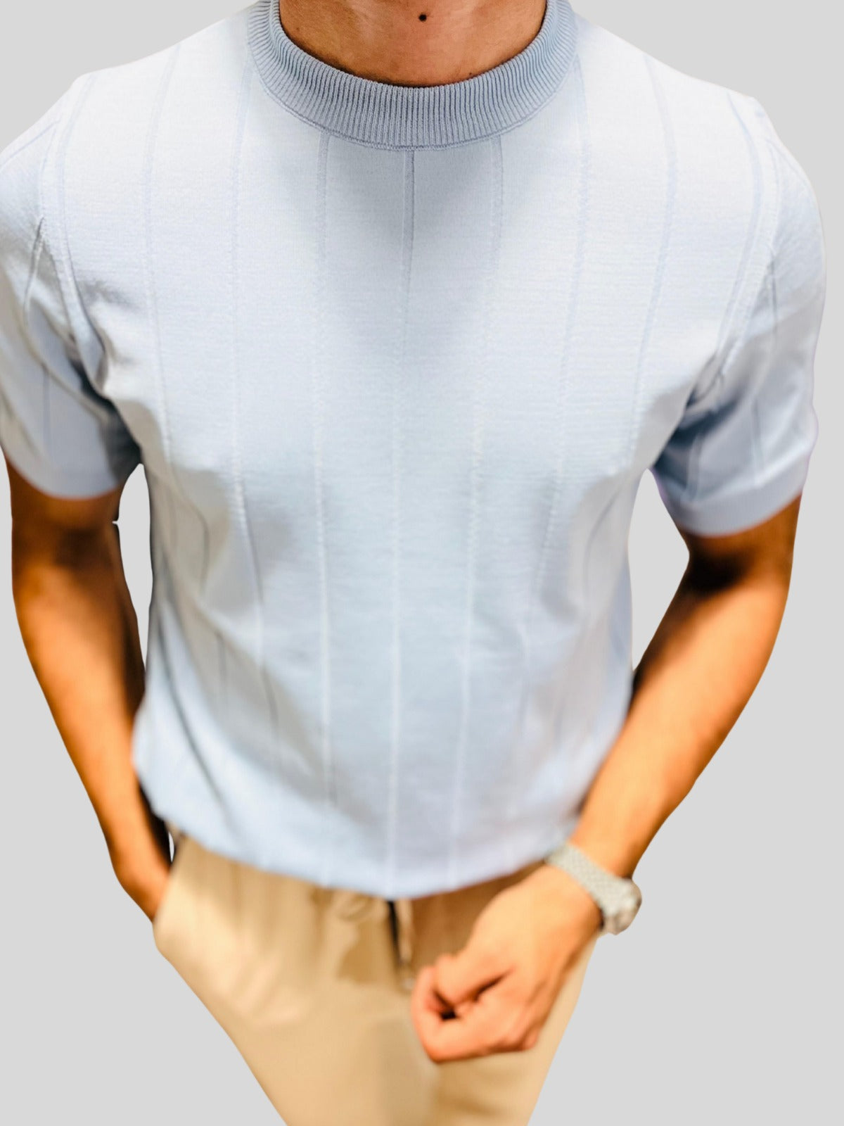 Bebe Mavisi Slim Fit Tişört